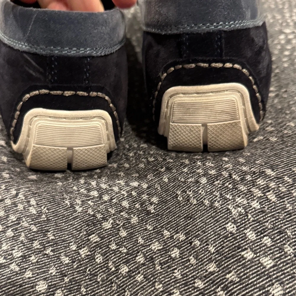 Johnston & Murphy Men’s Navy and White Baldwin Driver Loafers size 9.5 - Picture 7 of 9